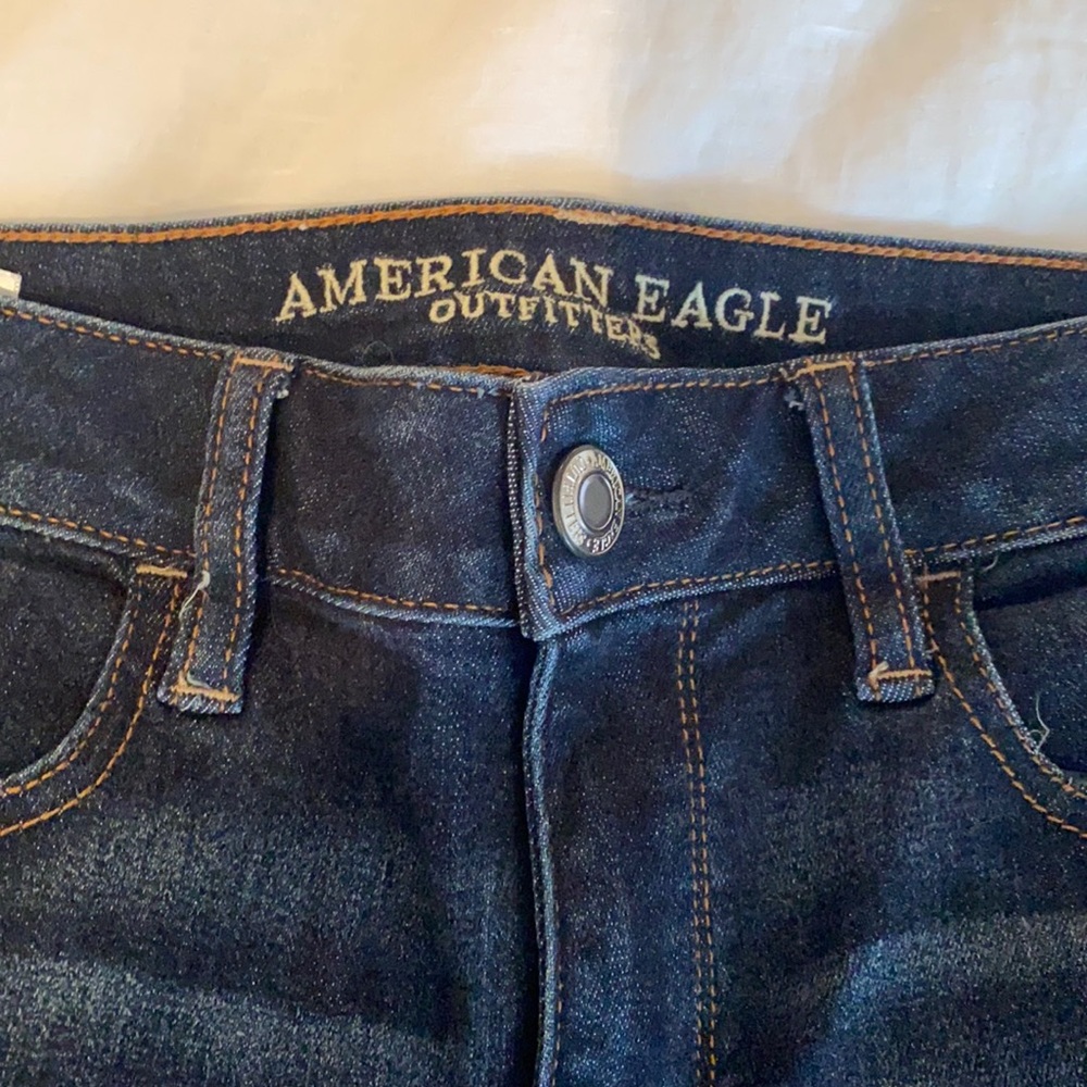 AE jeans in dark wash
